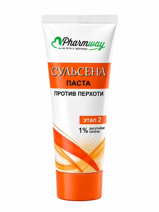 Паста Витэкс против перхоти Pharmway Сульсена 1%, 75 мл