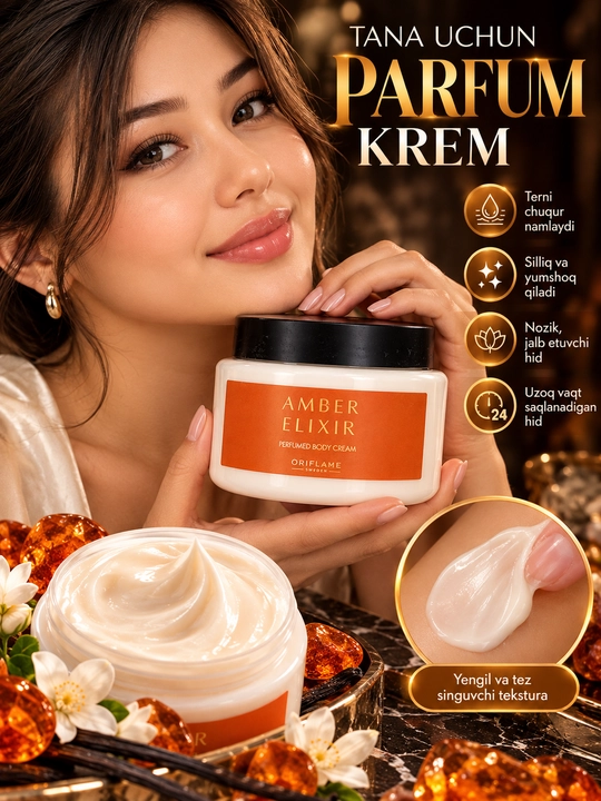 Giordani Gold Essenza & Supreme namlantiruvchi xushbo‘y tana kremi