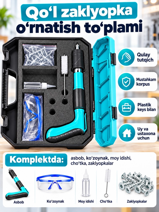 Pnevmatik mix qoqadigan to‘pponcha - 