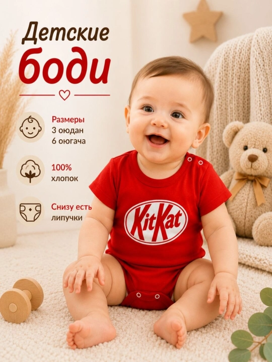 Bolalar bodi, chaqaloqlar bodi, KitKat bodi - 