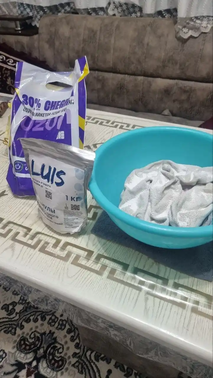 Кислородный пятновыводитель, отбеливатель, очиститель Luis