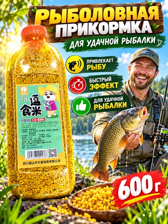 Прикормка сухая, 1000 г