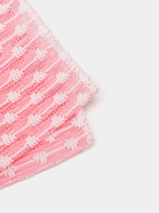 Koreya SHOWER TOWEL dush mochalkasi, neylon, ko‘pikli yuvinish uchun, 1 dona