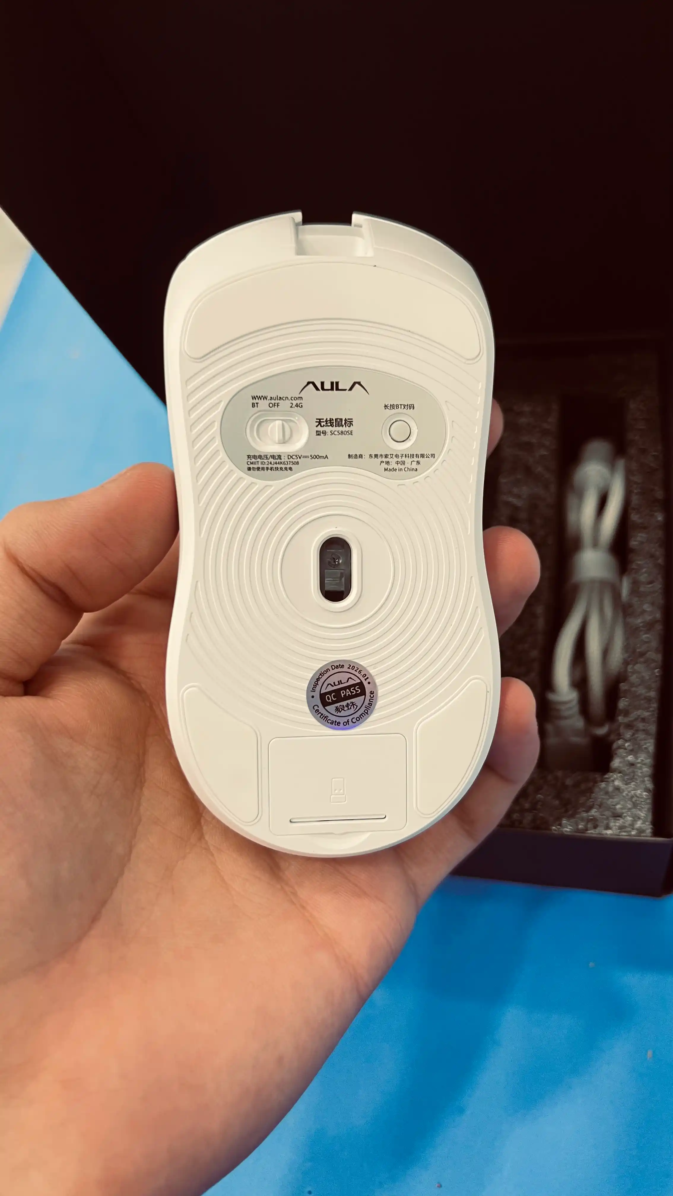 Игровая беспроводная мышь AULA, с высокой точностью и быстрой реакцией