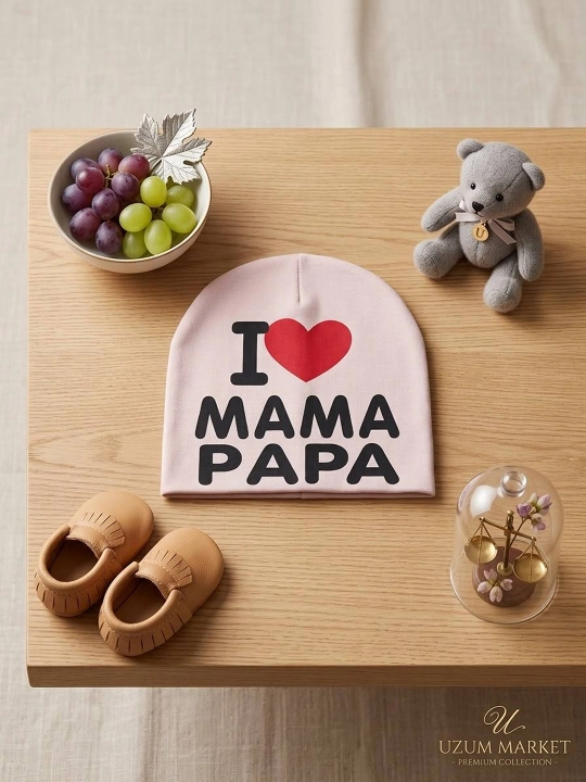 Детская шапка осенне-зимнего сезона (для детей 1-3 лет) и для малышей 6-12 месяцев - 