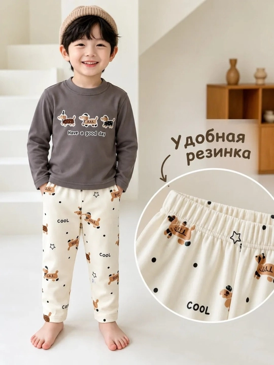 Pijamalar bollalar uchun,100%paxta,73-140 razmer, - 