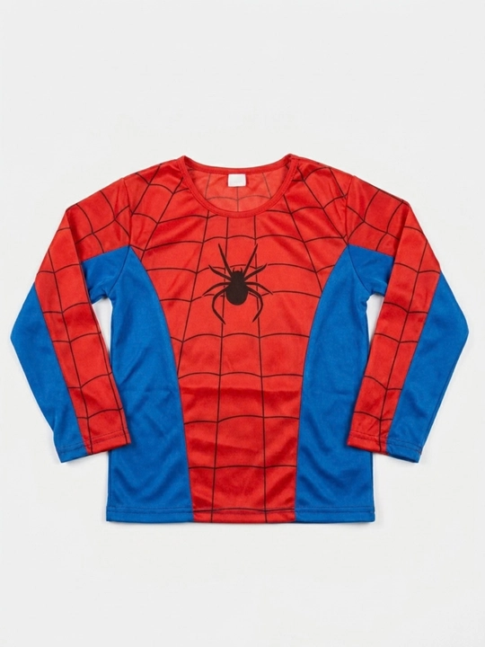 Spidermen super qahramon kostyumi niqobli bayram kiyim  matosi sintetika i