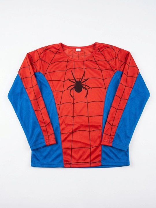 Spidermen super qahramon kostyumi niqobli bayram kiyim  matosi sintetika i