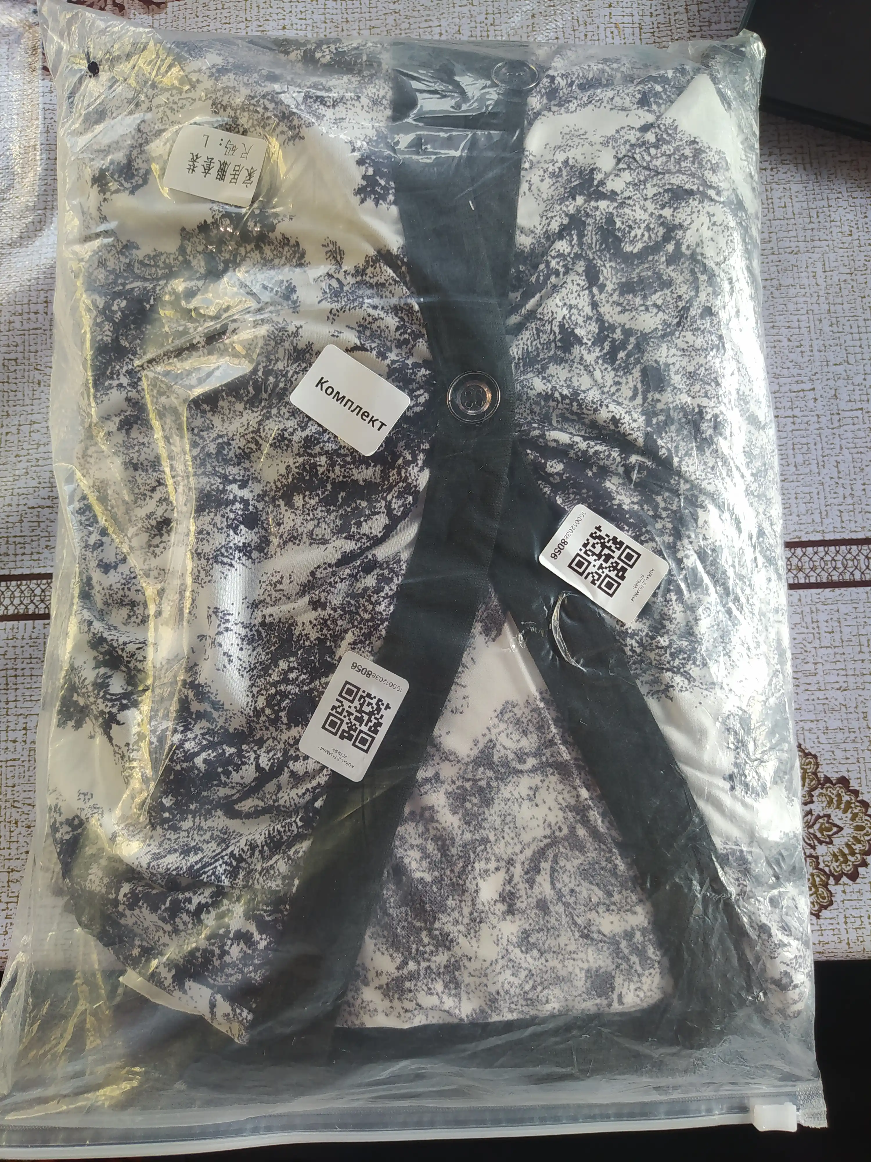 Pijama ayollar uchun, 4 tasi 1 da, yumshoq matodan, penyuarlar sovg‘a sifatida