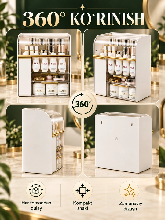 Прозрачный органайзер LUXEBOX, для хранения одежды и вещей