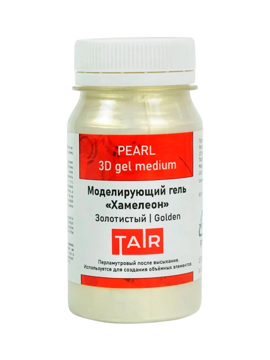 PKTAIR modellashtiruvchi geli «Xameleon», 3D, 100 ml, marvaridsimon effekt, DIY va qo‘l mehnati uchun
