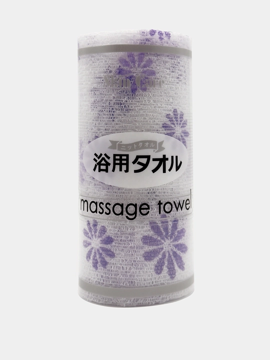 Koreya Skin Care Deluxe massaj mochalkasi, piling uchun uzun dush sochiq, 1 dona