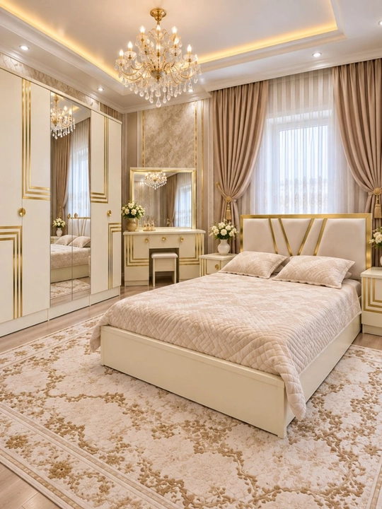 Мебель для спальни ELEGANT_Mebel, спальный гарнитур, шкаф, трюмо, кровать, тумбы - 