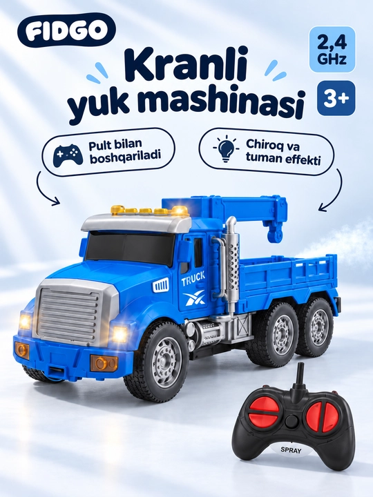 Radio orqali boshqariladigan mashina - 