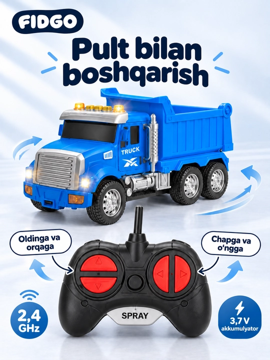 Radio orqali boshqariladigan mashina - 