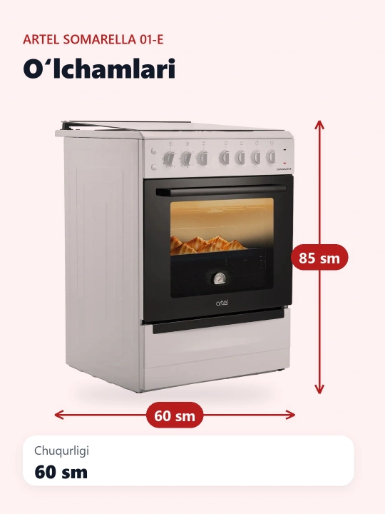 Elektr plita Artel Comarella 01-E