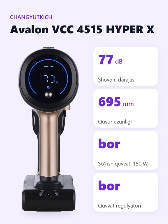 Пылесос Avalon VCC 4515 HYPER X