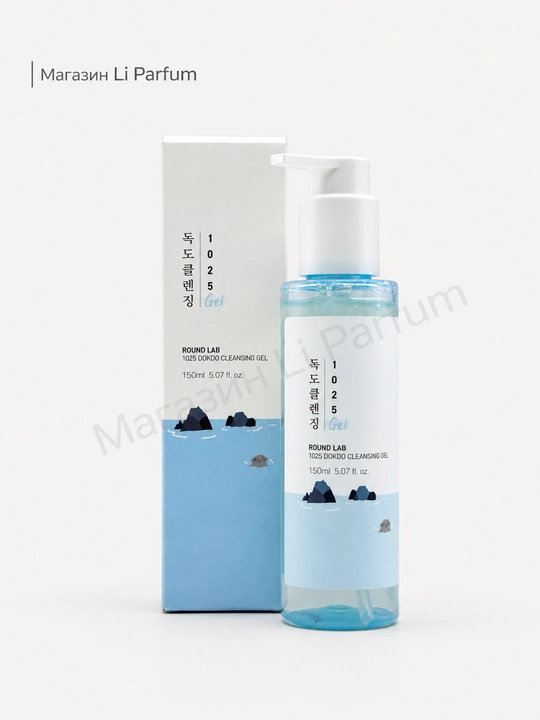 Yuz uchun tozalovchi gel Round Lab 1025 Dokdol, 150 ml - 