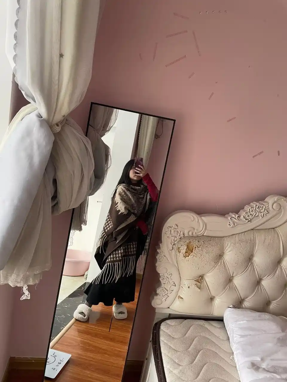Ayollar uchun eko-kashmir poncho, sochli issiq ayollar yopinchig‘i, 48-54 rangli kardigan
