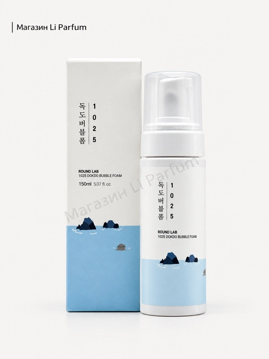 Round Lab 1025 Dokdo Bubble Foam tozalovchi ko'pik 150 ml
