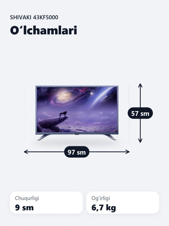 Телевизор ART-TV 43KF5000
