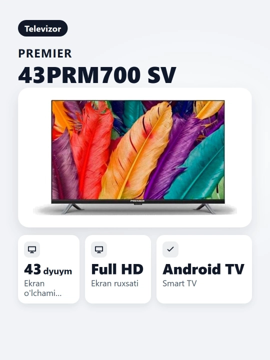 Телевизор Premier 43PRM700 Full HD