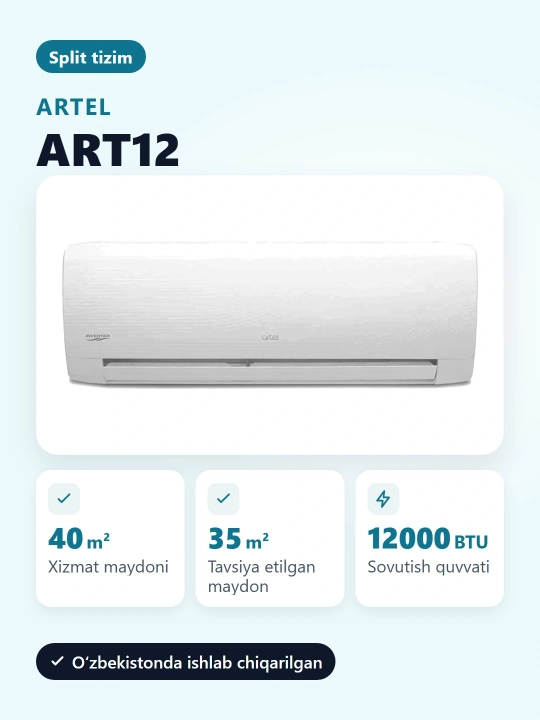Konditsioner ART-12 Everest Inverter