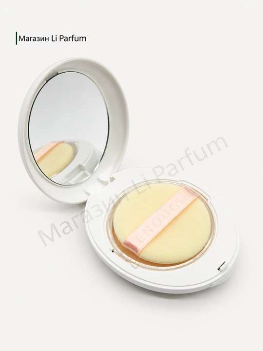 Enough All Day Glam Light Two-Way Cake SPF 28 tabiiy porlashi bilan 21 ton