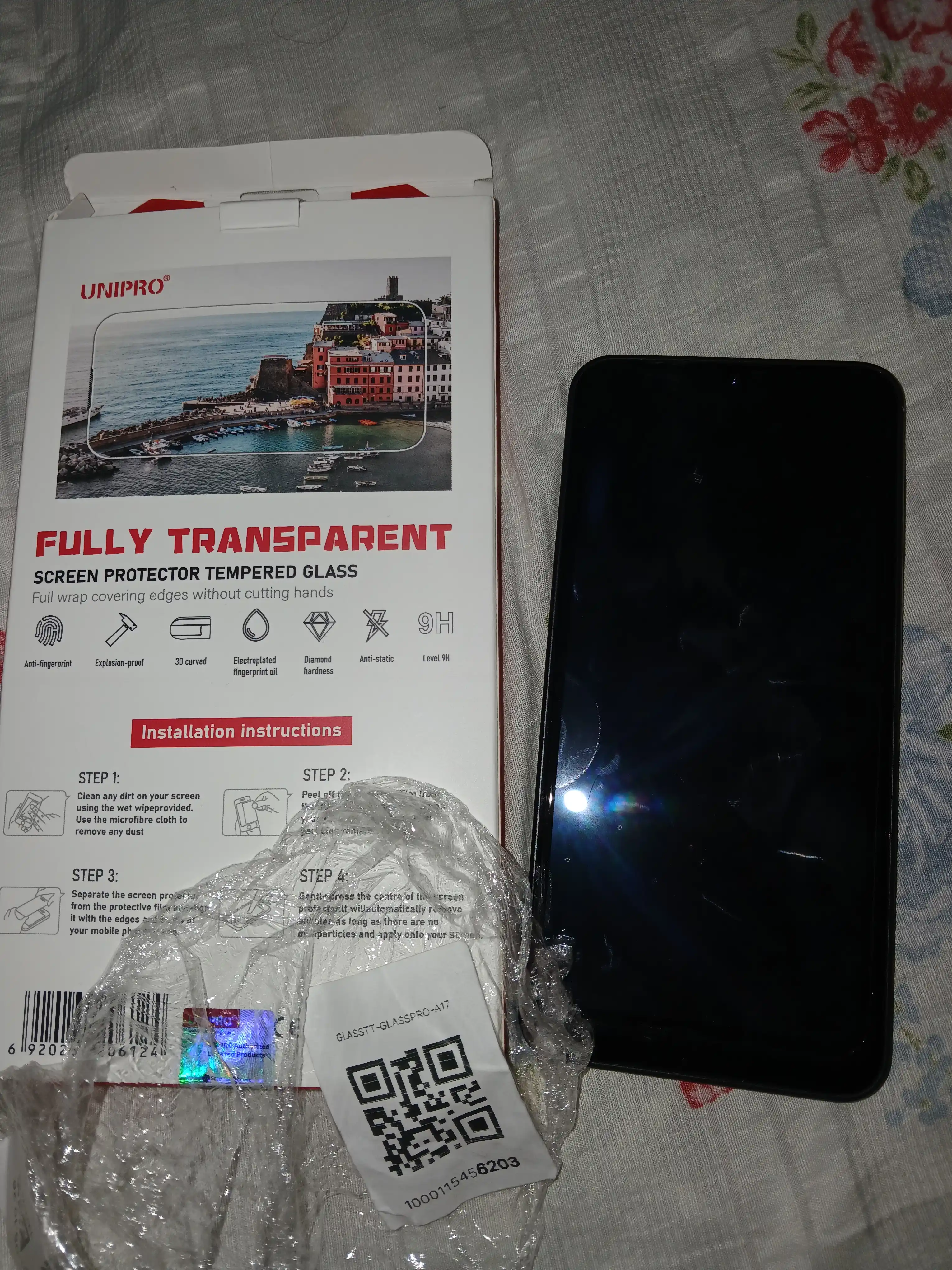 Защитное стекло для смартфонов Samsung A10, A50, A56, A55, A36, A16, A17, A07, A26