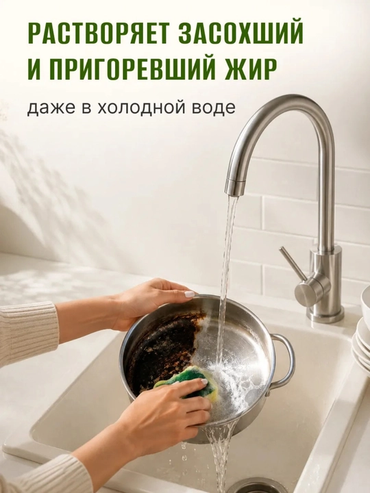YokoSun Гель для мытья посуды для всей семьи и детской посуды, 1000 мл