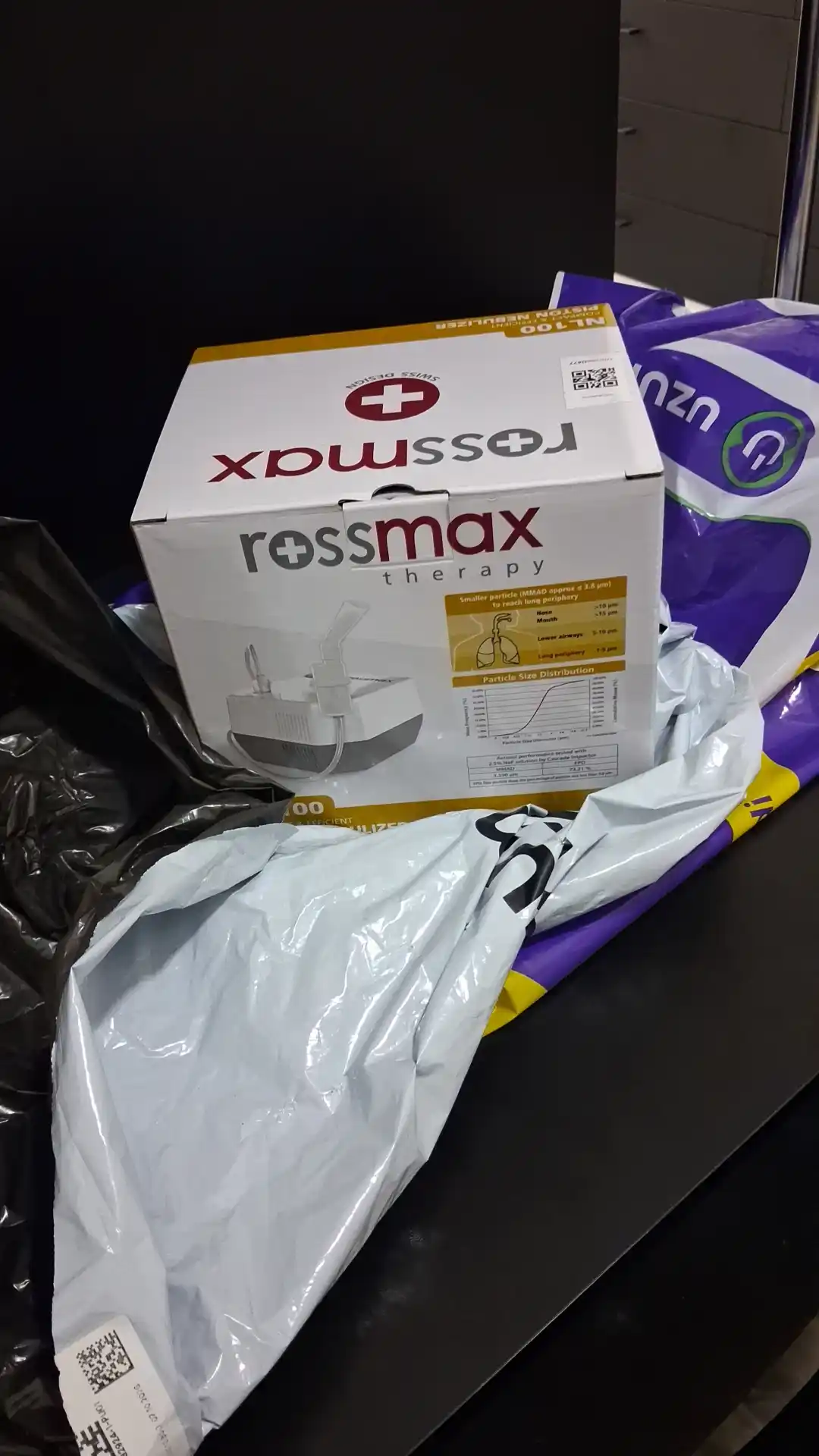 Shvetsariya Ingalyatori-nebulizeri NL100 Rossmax Swiss