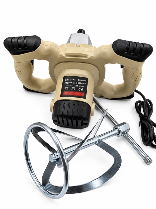 Professional elektr qurilish mikseri 2600W – ikki tutqichli