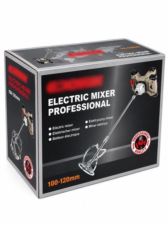Professional elektr qurilish mikseri 2600W – ikki tutqichli