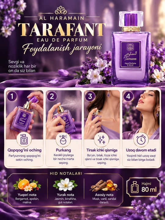 Арабские духи Naseem Sadaat, Bushra, Hessa aqua Parfum 30 мл стойкий парфюм