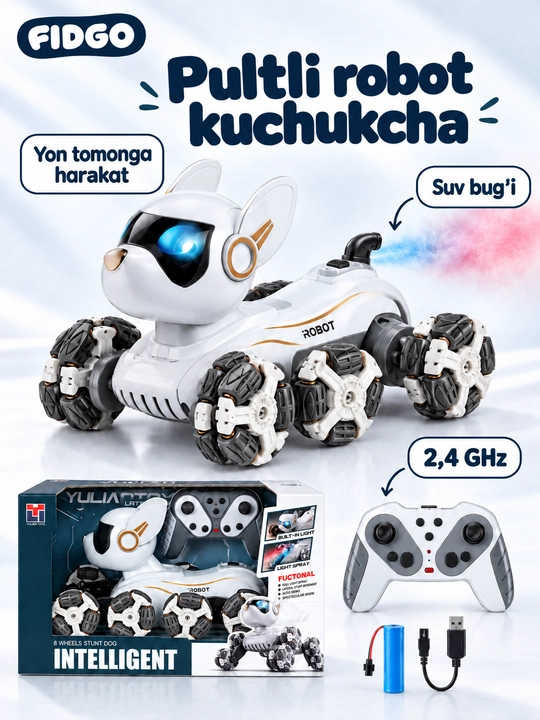 O'yinchoq radio boshqariladigan robot - 