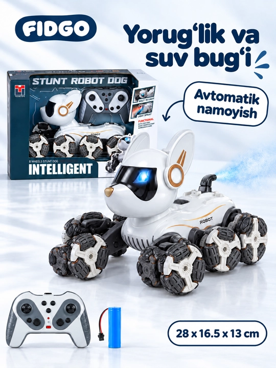 O'yinchoq radio boshqariladigan robot