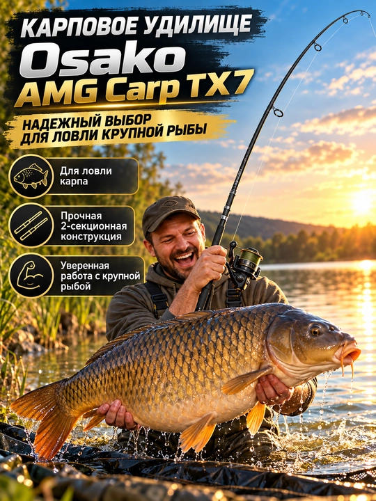 Tele Carp teleskopik karp baliq ovlash qarmog‘i