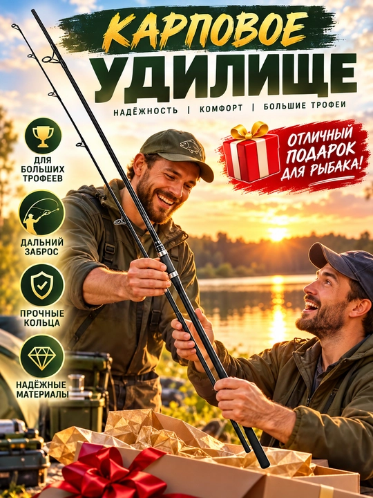 Tele Carp teleskopik karp baliq ovlash qarmog‘i