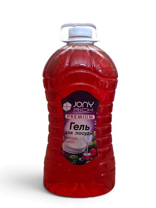 Idish yuvish uchun gel Premium Jony Rich, 5000 ml