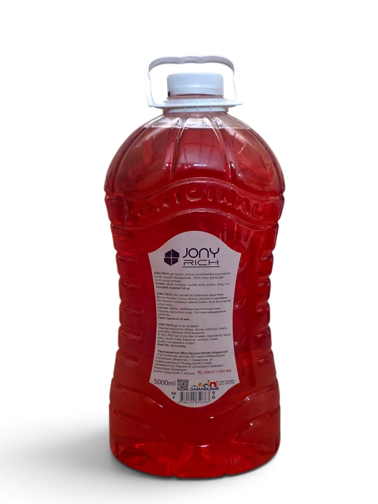 Idish yuvish uchun gel Premium Jony Rich, 5000 ml
