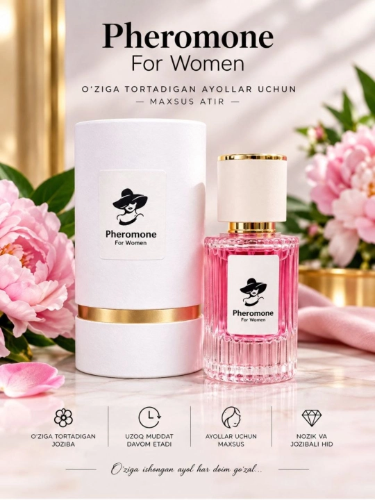 Pheromone For Women ayollar uchun parfyumlangan suv 50 ml - 