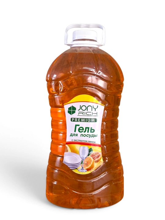 Idish yuvish uchun gel Premium Jony Rich, 5000 ml