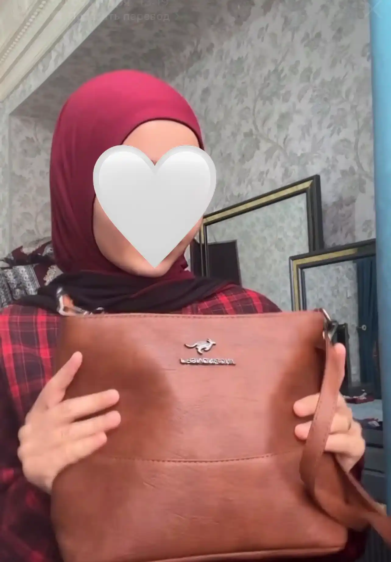 Ayollar uchun eko charmdan kross-bodi sumka, yelkaga osiladigan, sig‘imli