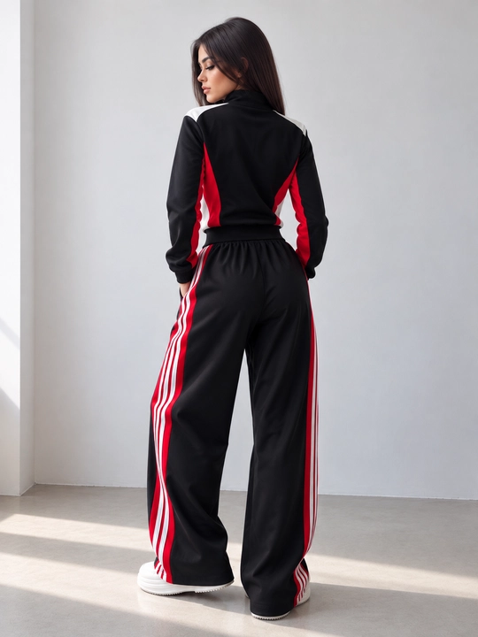 Ayollar uchun dvoykalar: oversize sport kiyimlari va kostyum shim