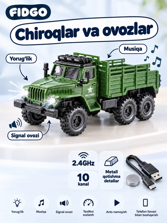 O‘yinchoq o‘t o‘chirish mashinalari, chiroqli turli modellar