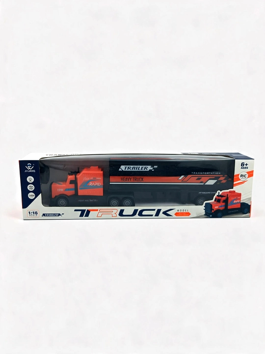 Radio boshqaruvli yuk mashinasi Ji Liang Trailer Heavy Truck 1:16, 2.4G, yorug'lik