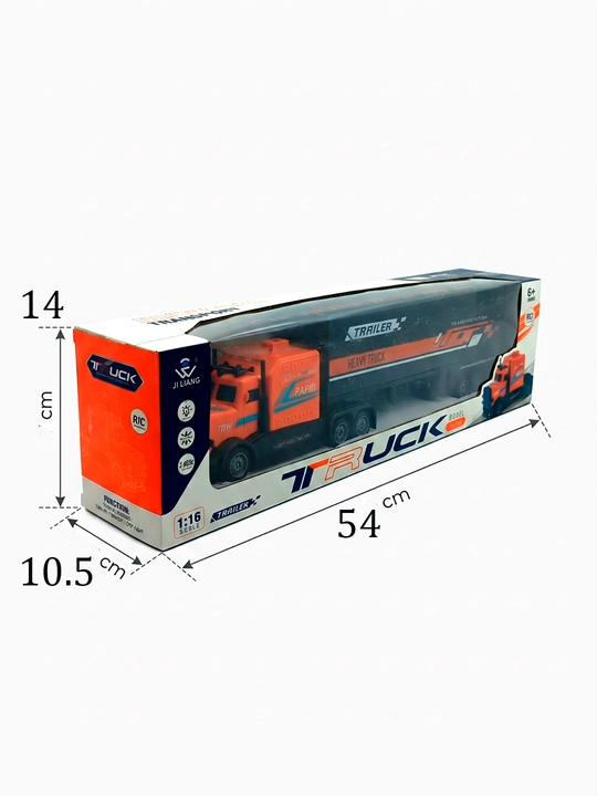 Radio boshqaruvli yuk mashinasi Ji Liang Trailer Heavy Truck 1:16, 2.4G, yorug'lik