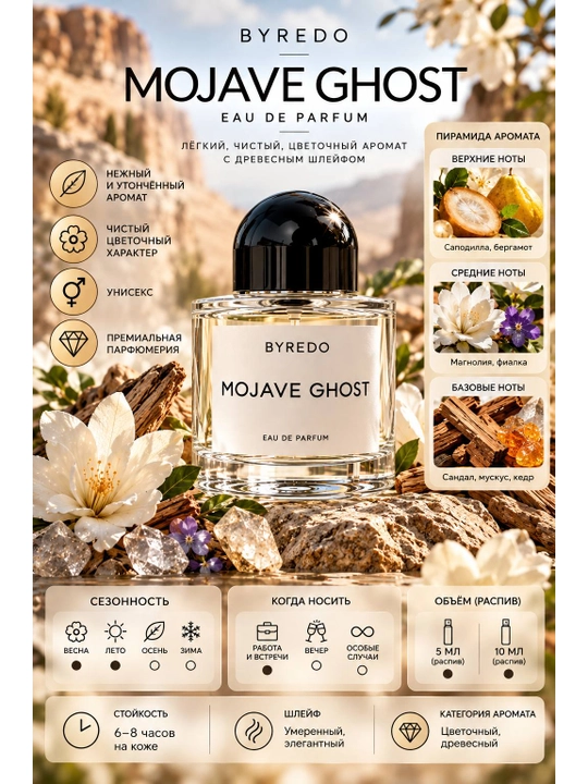 Byredo Mojave Ghost Eau de Parfum — 5/10 мл