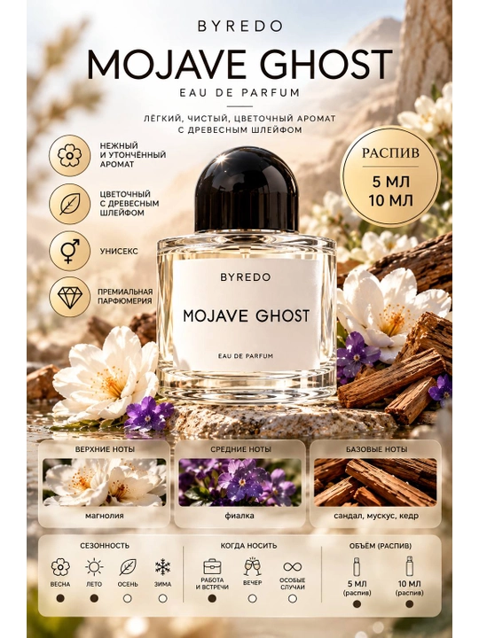 Byredo Mojave Ghost Eau de Parfum — 5/10 мл