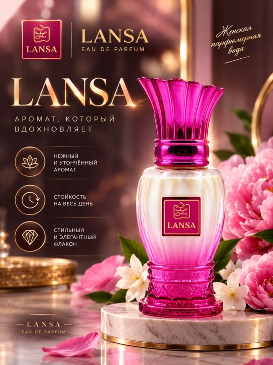 Amani, Lamsa, Bushra Aqua Parfum 30 мл, женский парфюм - 